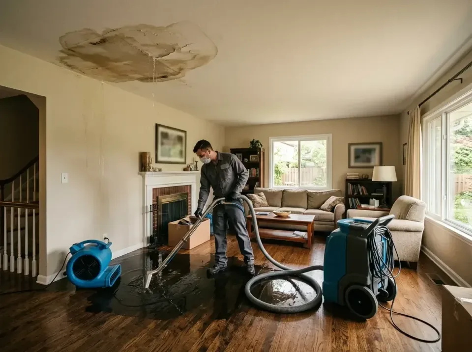 attic-pipe-burst-ceiling-drip-008 — frequently asked questions, Water Damage Restoration & Carpet Care in Amboy, IL